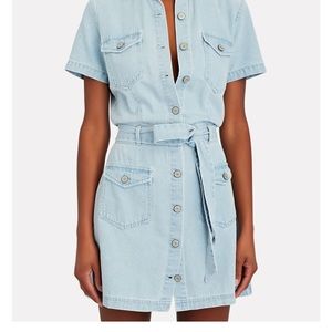 Rails Danica Denim tie waist dress